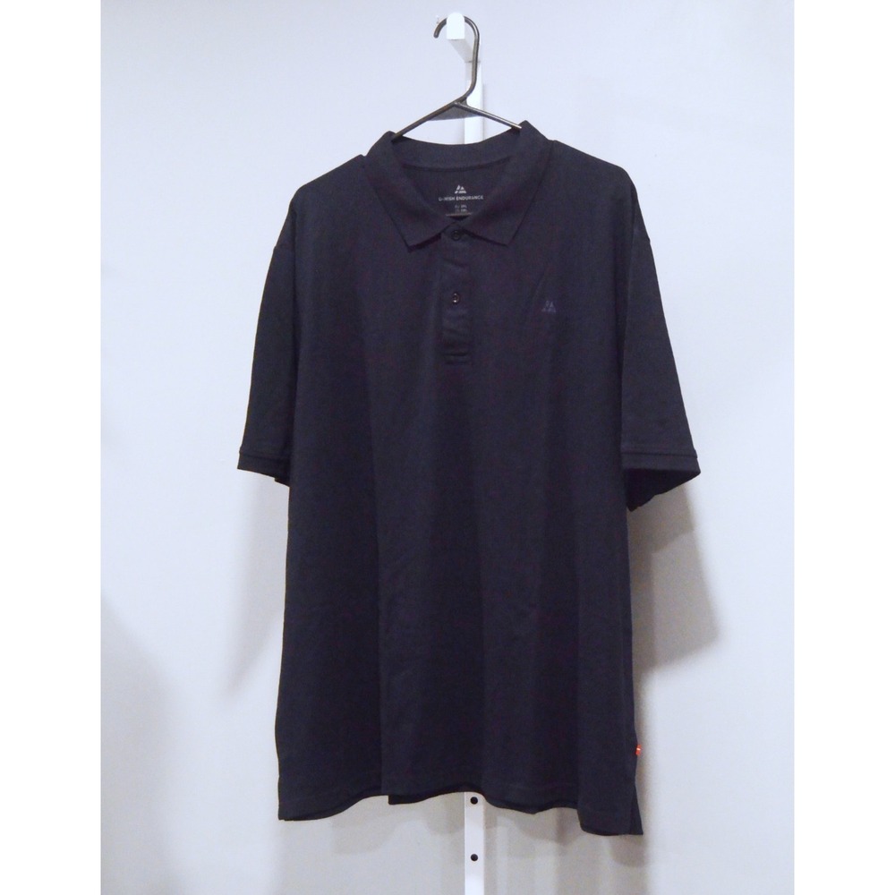 NWOT Danish Endurance Men's Size 2XL Navy Blue Polo Pullover Short Sleeve